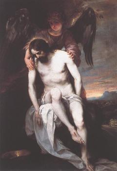 Alonso Cano : The Dead Christ Supported By An Angel